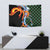 Japanese Asanoha Pattern Tapestry Sun Flame Slayer Dragon Hinokami Kagura Spirit - Polynesian Pride