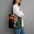 Japanese Asanoha Pattern Tote Bag Sun Flame Slayer Dragon Hinokami Kagura Spirit - Polynesian Pride