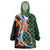 Japanese Asanoha Pattern Wearable Blanket Hoodie Sun Flame Slayer Dragon Hinokami Kagura Spirit - Polynesian Pride