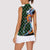 Japanese Asanoha Pattern Women Sleeveless Polo Shirt Sun Flame Slayer Dragon Hinokami Kagura Spirit - Polynesian Pride