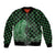 Japanese Asanoha Pattern Bomber Jacket Water Breathing Slayer Dragon - Polynesian Pride
