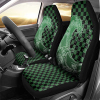 Japanese Asanoha Pattern Car Seat Cover Water Breathing Slayer Dragon - Polynesian Pride