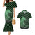 Japanese Asanoha Pattern Couples Matching Mermaid Dress and Hawaiian Shirt Water Breathing Slayer Dragon - Polynesian Pride