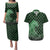 Japanese Asanoha Pattern Couples Matching Puletasi and Hawaiian Shirt Water Breathing Slayer Dragon - Polynesian Pride