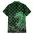 Japanese Asanoha Pattern Family Matching Off The Shoulder Long Sleeve Dress and Hawaiian Shirt Water Breathing Slayer Dragon - Polynesian Pride