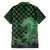 Japanese Asanoha Pattern Family Matching Off Shoulder Short Dress and Hawaiian Shirt Water Breathing Slayer Dragon - Polynesian Pride