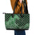 Japanese Asanoha Pattern Leather Tote Bag Water Breathing Slayer Dragon - Polynesian Pride