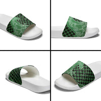 Japanese Asanoha Pattern Slide Sandals Water Breathing Slayer Dragon LT9 - Polynesian Pride