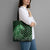 Japanese Asanoha Pattern Tote Bag Water Breathing Slayer Dragon - Polynesian Pride
