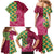Japanese Bishamon-Kikkou Pattern Family Matching Mermaid Dress and Hawaiian Shirt Water Pillar Silent River Flow - Polynesian Pride