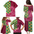 Japanese Bishamon-Kikkou Pattern Family Matching Puletasi and Hawaiian Shirt Water Pillar Silent River Flow - Polynesian Pride