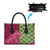 Japanese Bishamon-Kikkou Pattern Leather Bag Water Pillar Silent River Flow - Polynesian Pride
