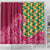 Japanese Bishamon-Kikkou Pattern Shower Curtain Water Pillar Silent River Flow - Polynesian Pride