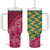 Japanese Bishamon-Kikkou Pattern Tumbler With Handle Water Pillar Silent River Flow - Polynesian Pride