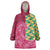 Japanese Bishamon-Kikkou Pattern Wearable Blanket Hoodie Water Pillar Silent River Flow - Polynesian Pride