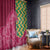 Japanese Bishamon-Kikkou Pattern Window Curtain Water Pillar Silent River Flow - Polynesian Pride