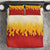 Japanese Kaen Pattern Bedding Set Flame Pillar Blazing Lion Heart - Polynesian Pride