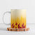 Japanese Kaen Pattern Ceramic Mug Flame Pillar Blazing Lion Heart - Polynesian Pride