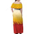 Japanese Kaen Pattern Family Matching Off Shoulder Maxi Dress and Hawaiian Shirt Flame Pillar Blazing Lion Heart - Polynesian Pride