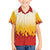 Japanese Kaen Pattern Family Matching Summer Maxi Dress and Hawaiian Shirt Flame Pillar Blazing Lion Heart - Polynesian Pride
