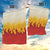 Japanese Kaen Pattern Garden Flag Flame Pillar Blazing Lion Heart - Polynesian Pride