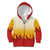 Japanese Kaen Pattern Kid Hoodie Flame Pillar Blazing Lion Heart - Polynesian Pride