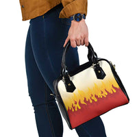 Japanese Kaen Pattern Shoulder Handbag Flame Pillar Blazing Lion Heart LT9 - Polynesian Pride