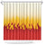 Japanese Kaen Pattern Shower Curtain Flame Pillar Blazing Lion Heart - Polynesian Pride