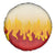 Japanese Kaen Pattern Spare Tire Cover Flame Pillar Blazing Lion Heart - Polynesian Pride