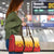 Japanese Kaen Pattern Travel Bag Flame Pillar Blazing Lion Heart - Polynesian Pride