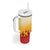 Japanese Kaen Pattern Tumbler With Handle Flame Pillar Blazing Lion Heart - Polynesian Pride