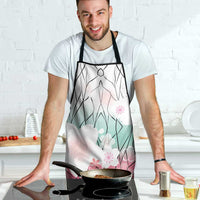 Japanese Kocho Pattern Apron Insect Pillar Butterfly Flower Fairy - Polynesian Pride