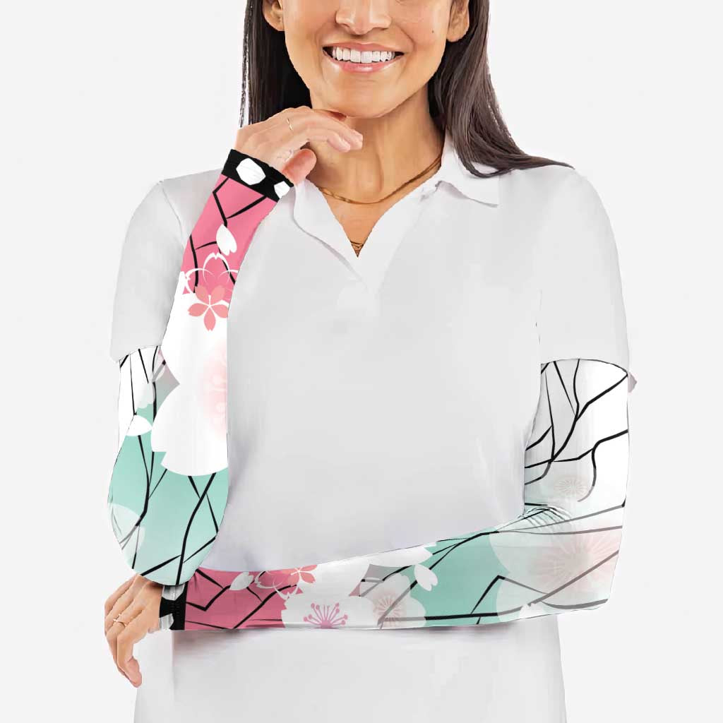 Japanese Kocho Pattern Arm Sleeves Insect Pillar Butterfly Flower Fairy - Polynesian Pride