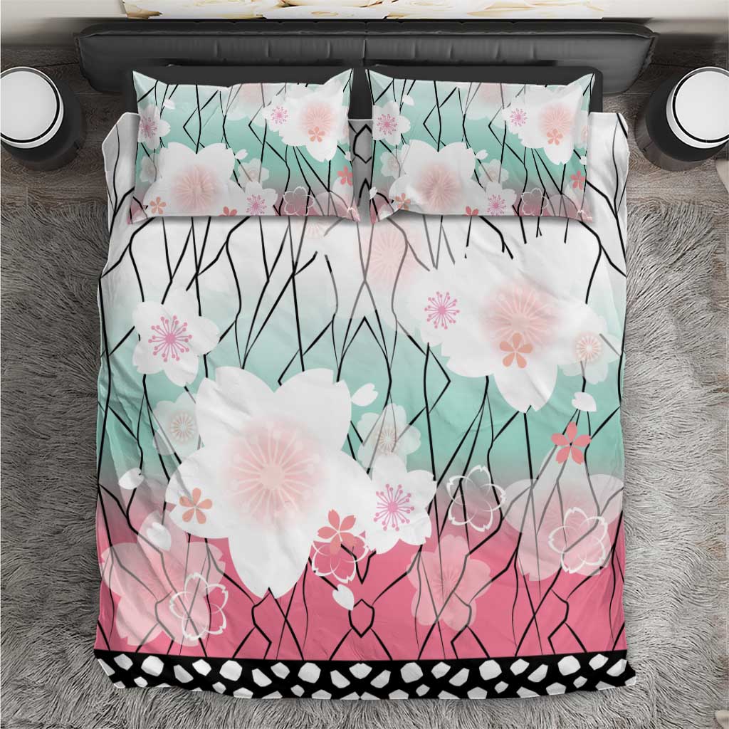 Japanese Kocho Pattern Bedding Set Insect Pillar Butterfly Flower Fairy LT9 Pink - Polynesian Pride