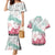 Japanese Kocho Pattern Couples Matching Mermaid Dress and Hawaiian Shirt Insect Pillar Butterfly Flower Fairy - Polynesian Pride