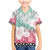 Japanese Kocho Pattern Family Matching Mermaid Dress and Hawaiian Shirt Insect Pillar Butterfly Flower Fairy - Polynesian Pride