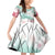 Japanese Kocho Pattern Family Matching Off Shoulder Short Dress and Hawaiian Shirt Insect Pillar Butterfly Flower Fairy - Polynesian Pride