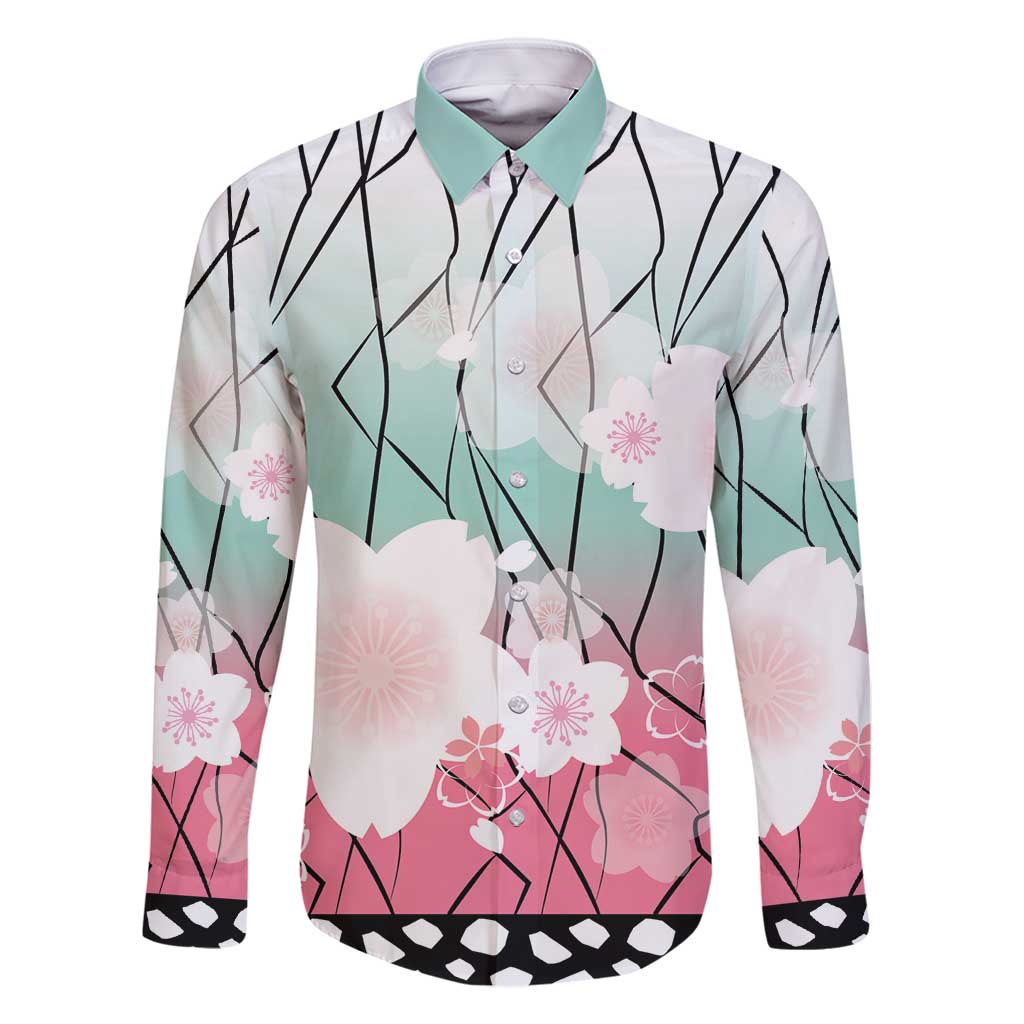 Japanese Kocho Pattern Family Matching Off Shoulder Short Dress and Hawaiian Shirt Insect Pillar Butterfly Flower Fairy - Polynesian Pride