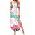 Japanese Kocho Pattern Family Matching Summer Maxi Dress and Hawaiian Shirt Insect Pillar Butterfly Flower Fairy - Polynesian Pride