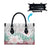 Japanese Kocho Pattern Leather Bag Insect Pillar Butterfly Flower Fairy - Polynesian Pride