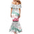 Japanese Kocho Pattern Mermaid Dress Insect Pillar Butterfly Flower Fairy - Polynesian Pride