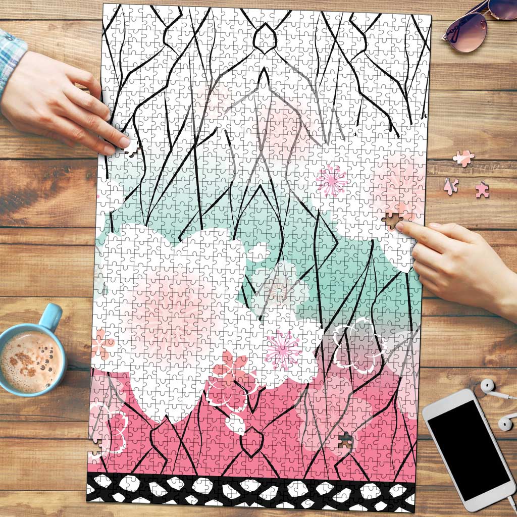 Japanese Kocho Pattern Puzzle Insect Pillar Butterfly Flower Fairy - Polynesian Pride
