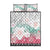 Japanese Kocho Pattern Quilt Bed Set Insect Pillar Butterfly Flower Fairy - Polynesian Pride