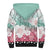 Japanese Kocho Pattern Sherpa Hoodie Insect Pillar Butterfly Flower Fairy - Polynesian Pride