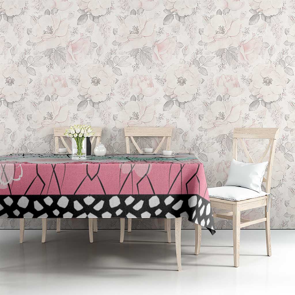 Japanese Kocho Pattern Tablecloth Insect Pillar Butterfly Flower Fairy - Polynesian Pride