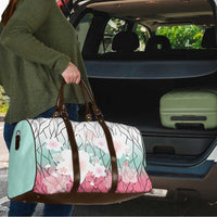 Japanese Kocho Pattern Travel Bag Insect Pillar Butterfly Flower Fairy - Polynesian Pride