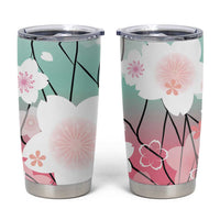 Japanese Kocho Pattern Tumbler Cup Insect Pillar Butterfly Flower Fairy - Polynesian Pride