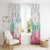 Japanese Kocho Pattern Window Curtain Insect Pillar Butterfly Flower Fairy - Polynesian Pride