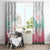 Japanese Kocho Pattern Window Curtain Insect Pillar Butterfly Flower Fairy - Polynesian Pride