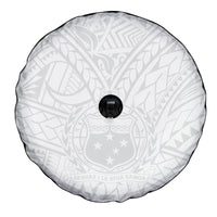 Samoa Lotu Tamaiti Spare Tire Cover Polynesian White Sunday Simple LT9 - Polynesian Pride